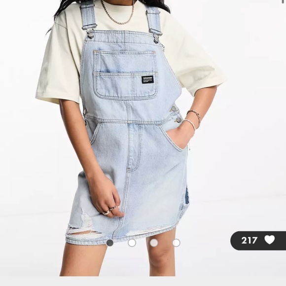 Dr. Denim Overall Skirt - Picture 1 of 1